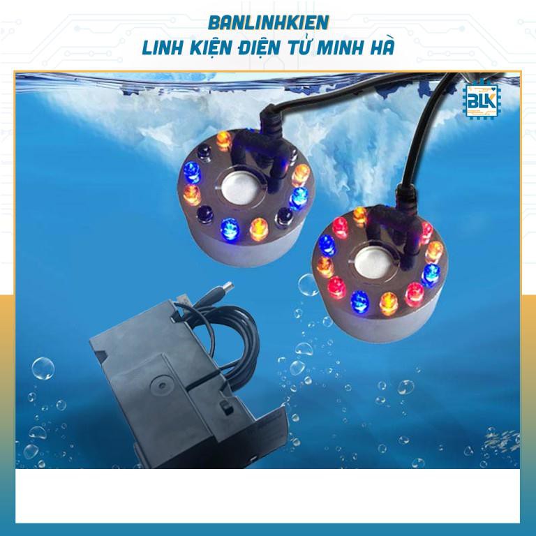 COMBO Bộ Động Cơ Tạo Hơi Nước 12 LED 24V