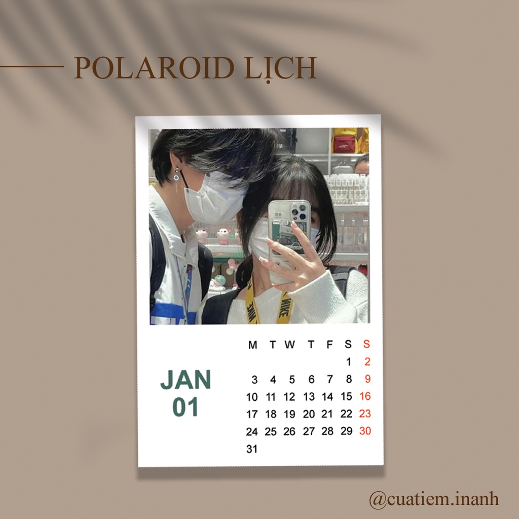 In Ảnh Theo Yêu Cầu - Polaroid Lịch