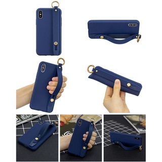 Ốp lưng TPU Dây đeo cổ tay Vỏ điện thoại di động Samsung Galaxy S6/S6 Edge/S7/S7 Edge/S8/S8 Plus