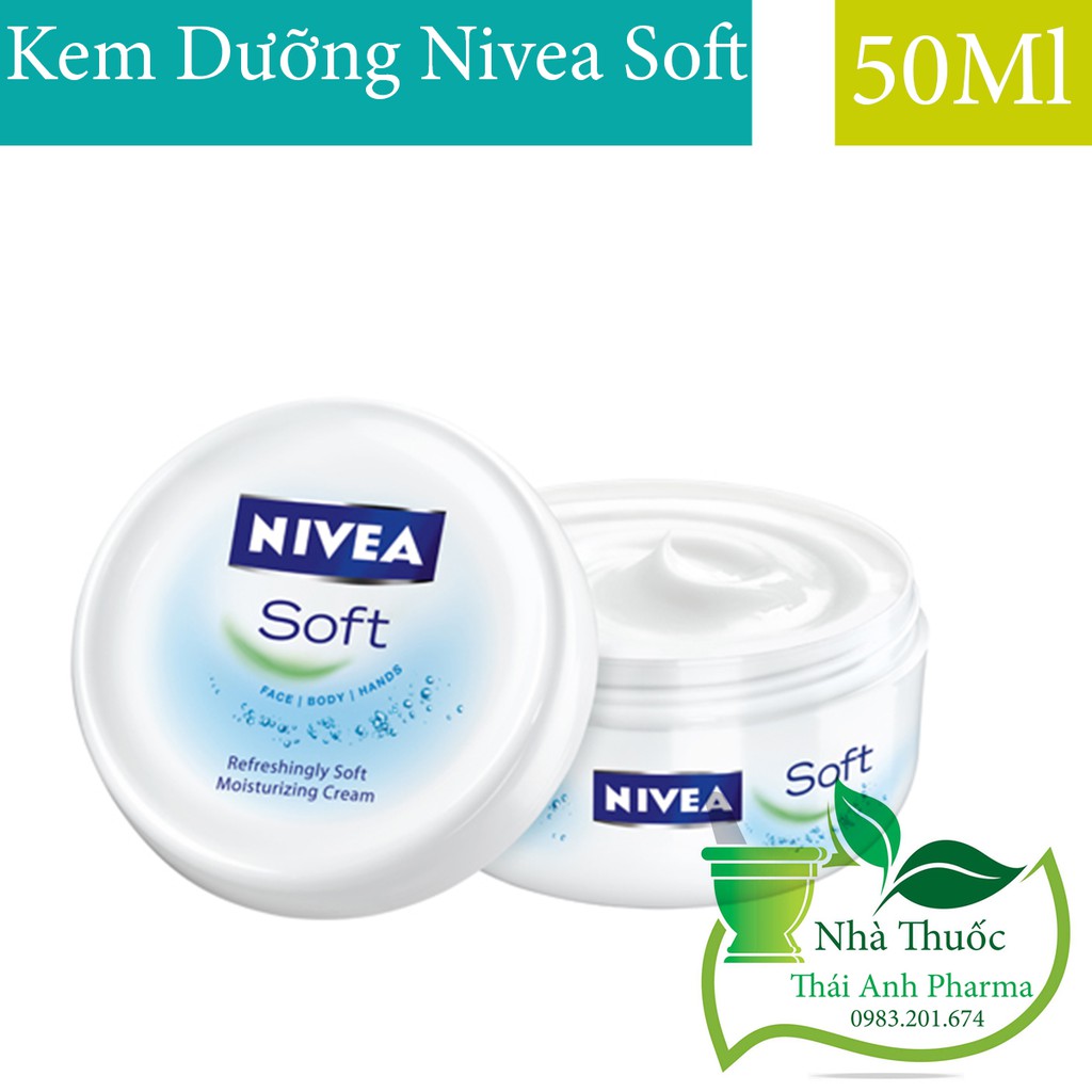 Kem Dưỡng Ẩm Nivea Soft 50 Ml [Hàng Thái Lan]