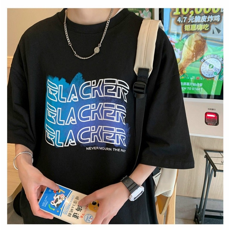 Áo phông tay lỡ form rộng, áo thun unisex nam nữ chất cotton LL032 | BigBuy360 - bigbuy360.vn