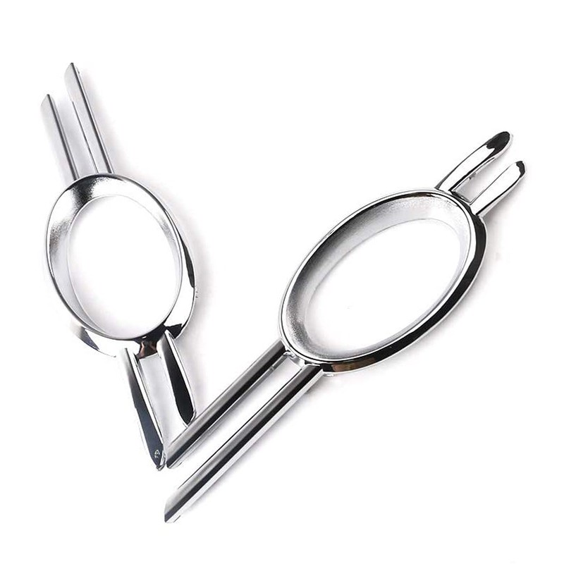 Bộ Viền Bọc Đèn Sương Mù Phía Trước Bằng Chrome Cho Mercedes-Benz E-Class W211 07-09 A2118851174 A2118851274