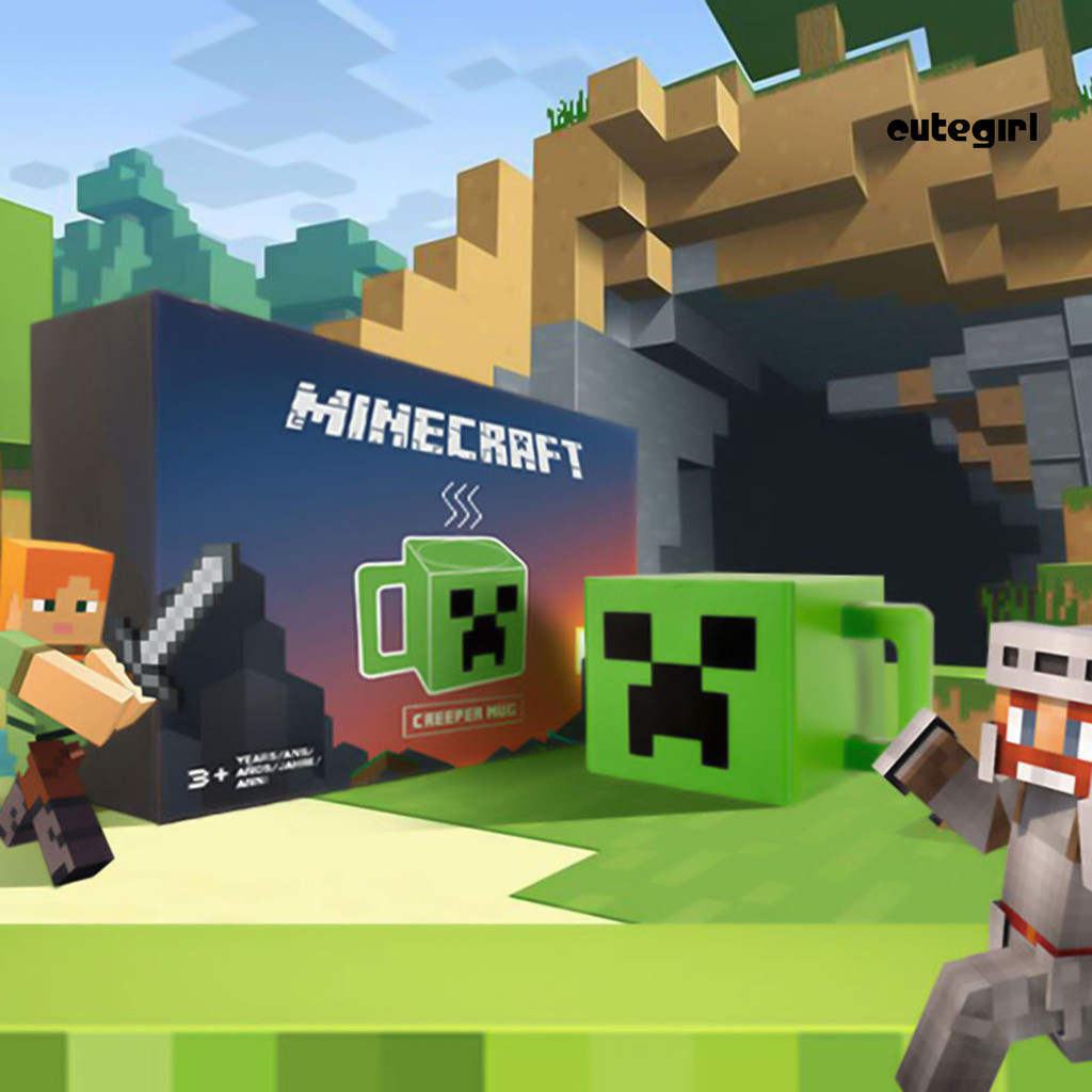 Cốc Uống Nước In Hình Game Minecraft Độc Đáo