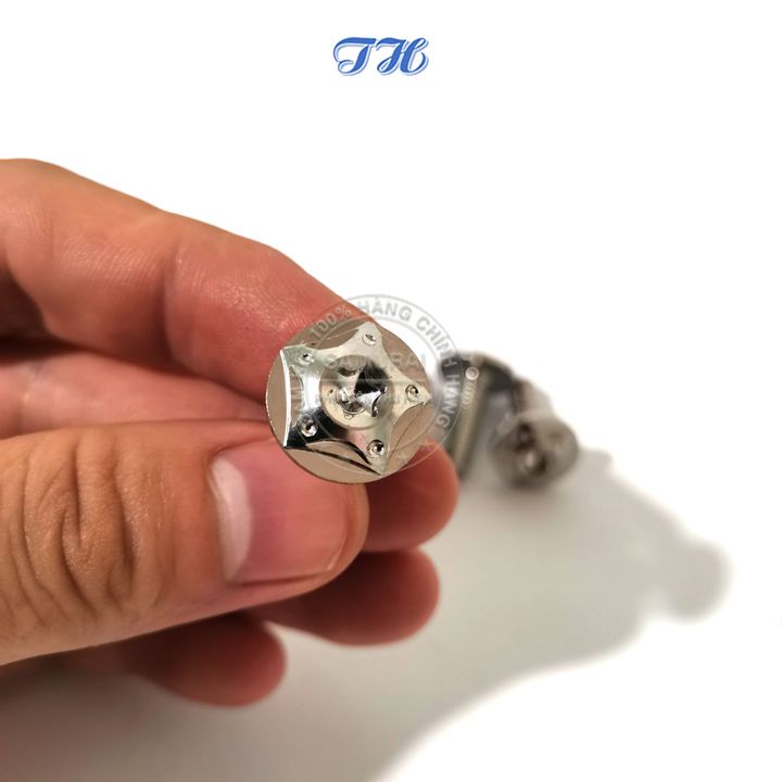 Ốc Salaya inox 6li10, 6li15, 6li20, 6li30 đầu dù gắn gắn hộp sên, dè trước, cacte, đầu cốt bánh, nón bảo hiểm,...
