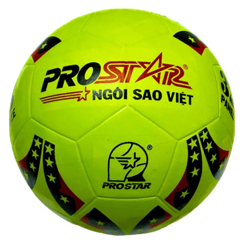 Quả bóng đá Prostar cao su số 4 và số 3, giao màu ngẫu nhiên - Quả bóng giá rẻ chất liệu cao su, có kèm kim bơm và lưới