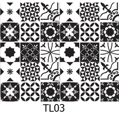 Set Decal gạch bông  TL03