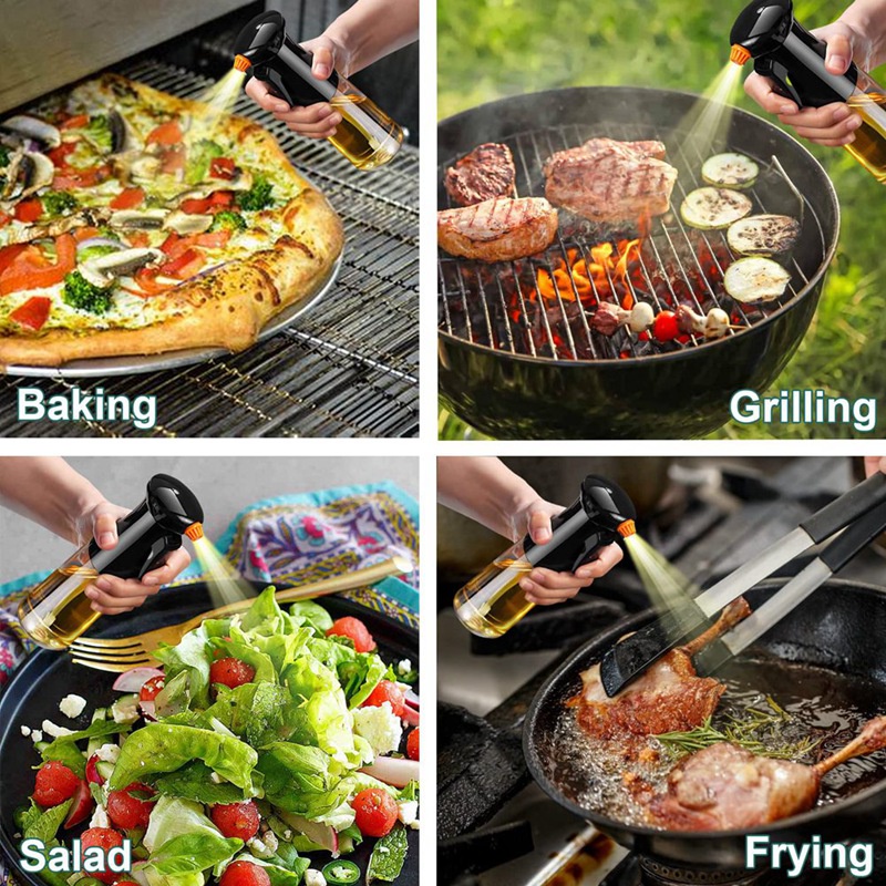 Bình Xịt Dầu Olive / Nước Sốt Thủy Tinh Cấp Thực Phẩm Dùng Khi Nấu Ăn / Nướng BBQ