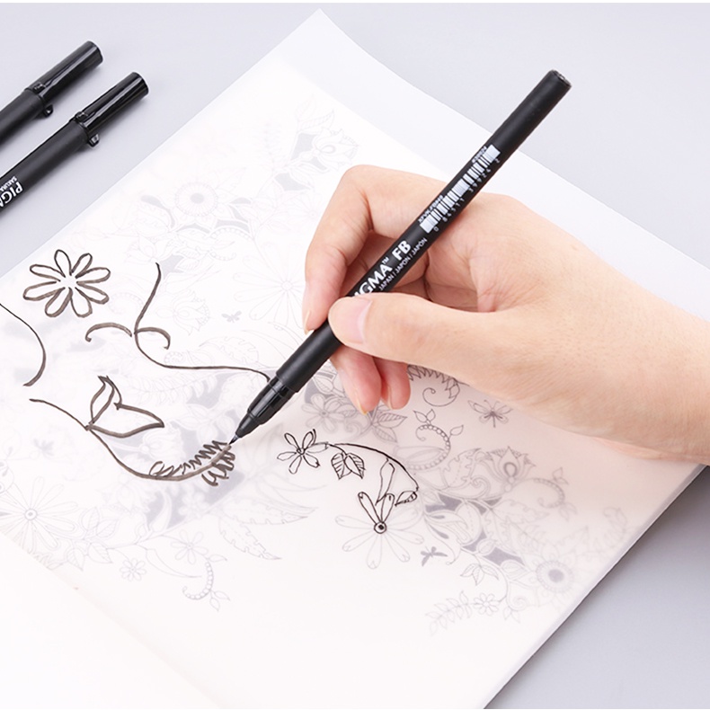 Bút Brush Pigma SAKURA Vẽ- Viết Thư Pháp -Caligraphy