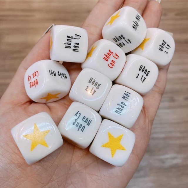 Xí Ngầu  Uống Bia 6 Mặt Hình Và Chữ Siêu Vui Cho Bữa Nhậu