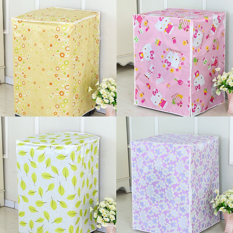 SG - Áo trùm máy giặt cửa trên/ngang/trước vải satin 7kg, 8kg, vỏ bọc máy giặt chống thấm nước, bụi nắng