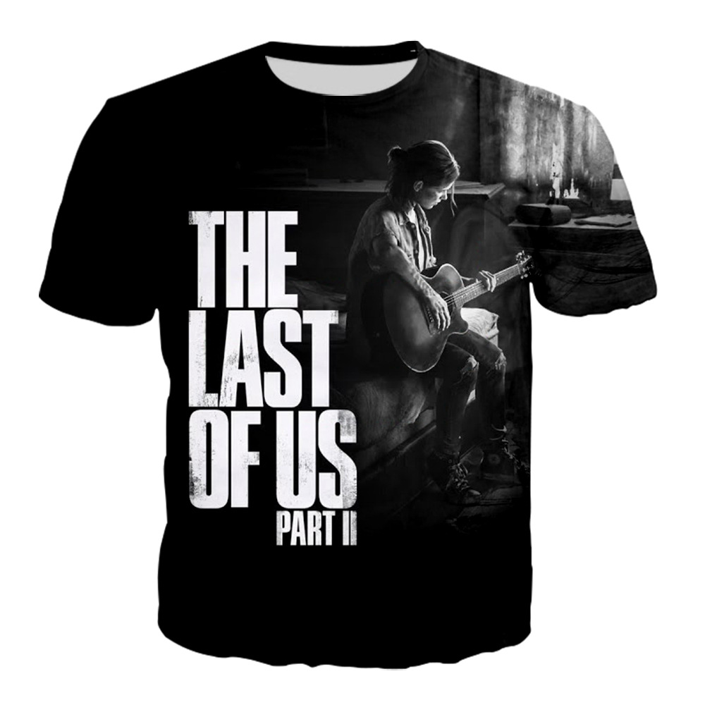 Áo Thun Ngắn Tay In Hình The Last Of Us 2 3d Độc Đáo Cho Nam