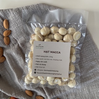 Nhân Macca nguyên hạt (Đã tách vỏ, sấy chín)