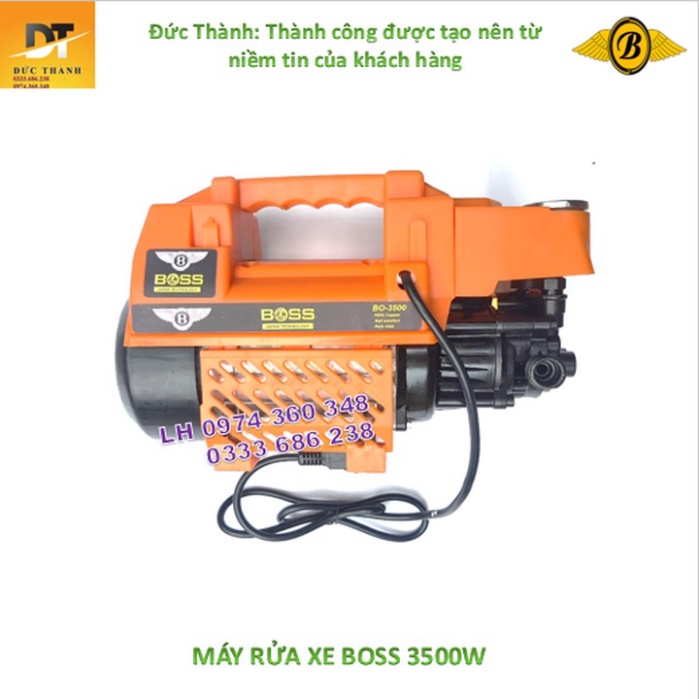 Siêu hot Máy rửa xe BOSS công suất 3500W. nhập khẩu nguyên chiếc.