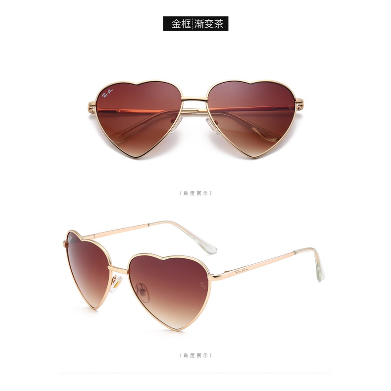 Kính Mát Hình Trái Tim Thời Trang Cho Nữ 001