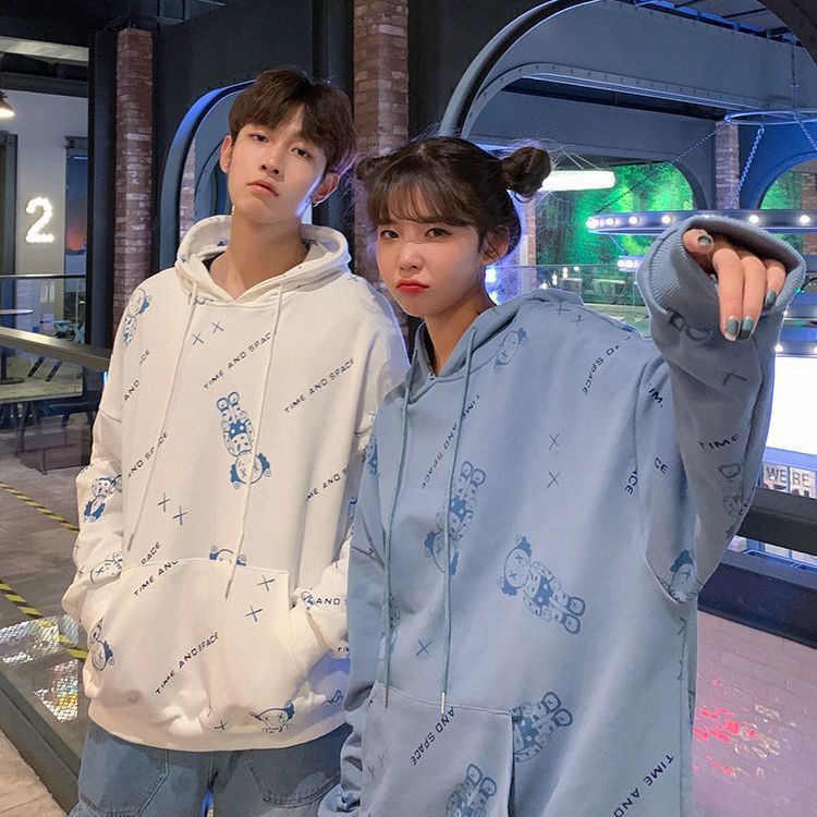 Áo hoodie tay dài thời trang Hàn Quốc cho nữ size L-4XL