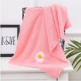 Hk sét 5 khăn mặt hoa cúc xuất hàn siêu đẹp mềm mịn 35*75cm 12