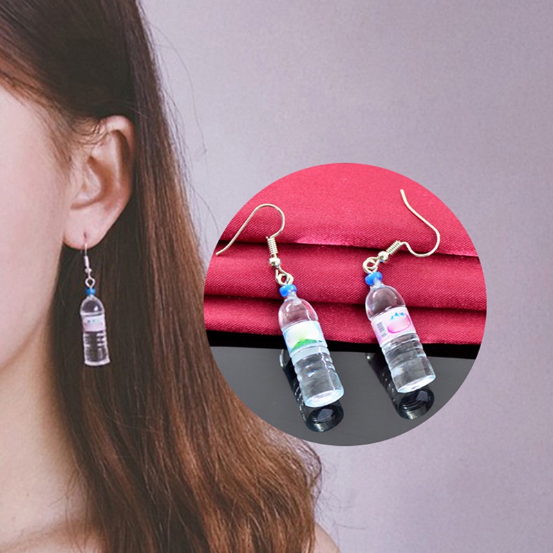 Khuyên Tai Dáng Dài Hình Chai Bia Độc Đáo