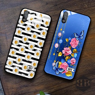 Ốp lưng kính cường lực Vsmart Bee 3 in hình họa tiết hoa văn nhẹ nhàng,sắc nét