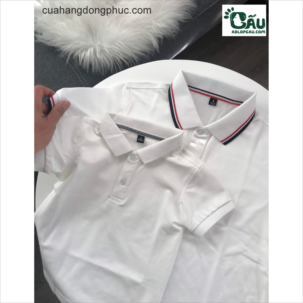 Áo Thun Polo Gia Đình Cá Sấu Poly 4 Chiều