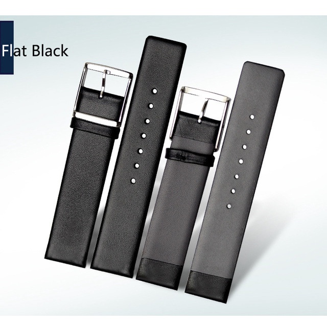 Dây Đeo Bằng Da Thật Cho Đồng Hồ Mido DW CK Timex Tissot Casio 20 22Mm