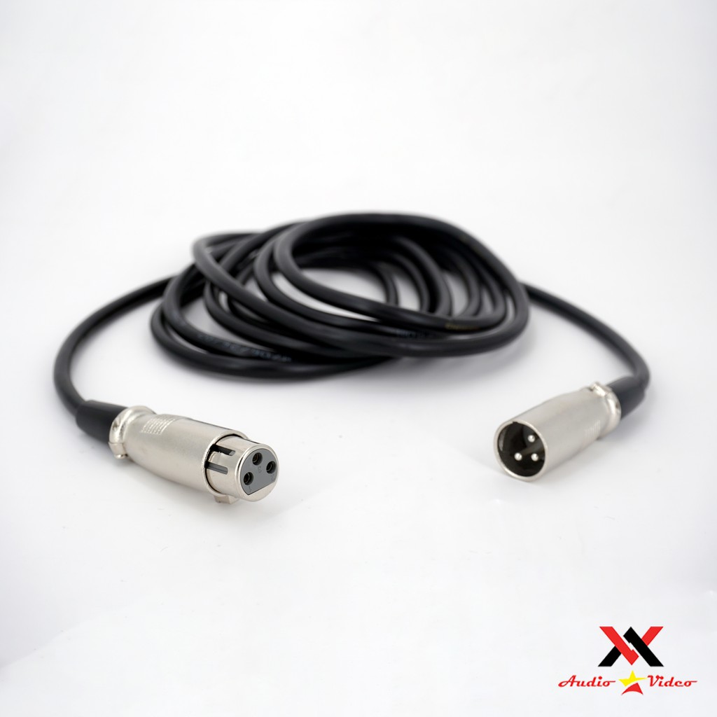 Dây cáp kết nối âm thanh chuẩn XLR-XLR 3m