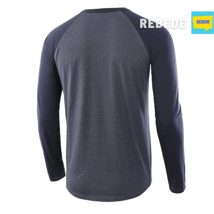 Áo thu nam tay dài phối màu mặc thu đông - thời trang nam 2020 | BigBuy360 - bigbuy360.vn