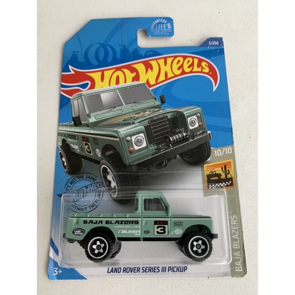 Xe Hot Wheels Land Rover Series III Pickup