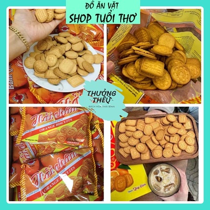 Bánh Quy Cam Hải Châu 130g FREESHIP Trở Về Tuổi Thơ