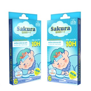 Dán hạ sốt Sakura hộp 6 miếng
