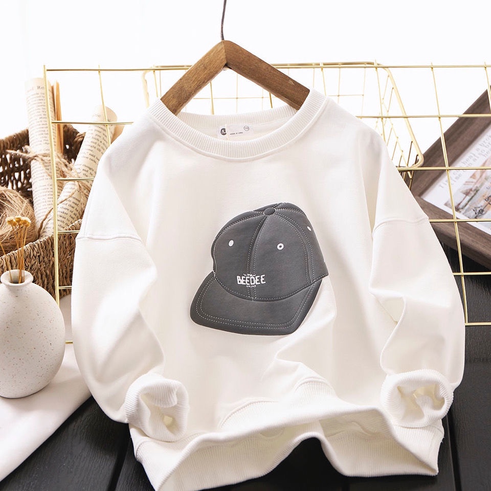 Áo thun tay dài phong cách Hàn Quốc thời trang mùa thu cho bé trai