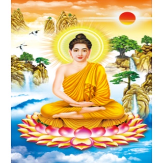 Tranh đính đá phật tổ lv503 47 x 59 cm ) chưa đính