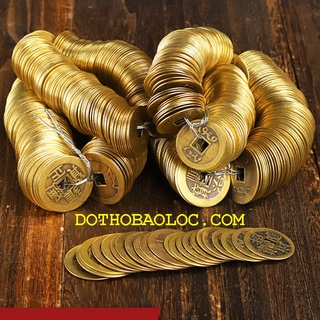 Xu May Mắn Tài Lộc Bằng Đồng ( 1 đồng)