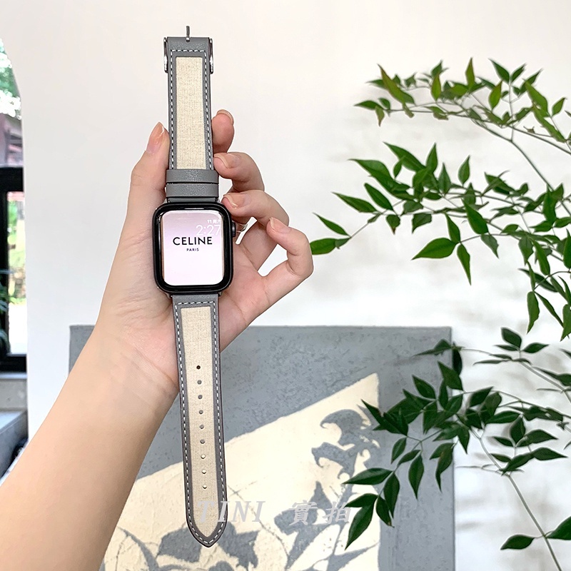 Dây Đeo Da Thay Thế Cho Đồng Hồ Apple Watch Series 8 7 6 5 4 3 SE S8 Ultra iWatch 49mm 44mm 40 38 41mm 45mm