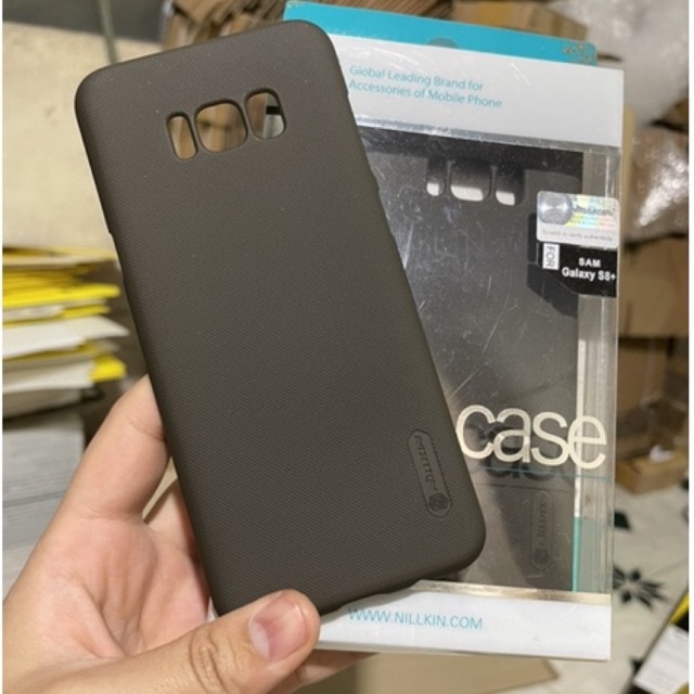 ( Sale 89 còn 49k) Ốp lưng Nillkin sần cho Samsung S8 Plus/ S8+ chống Vân tay chính hãng tặng dán màn hình