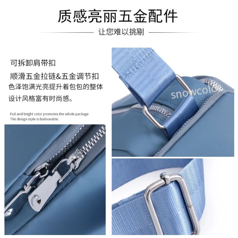 Túi Đeo Chéo Canvas Chống Thấm Nước Phong Cách Hàn Quốc Cho Nữ Beg Tangan Wanita Murah Cantik Beg Silang Perempuan