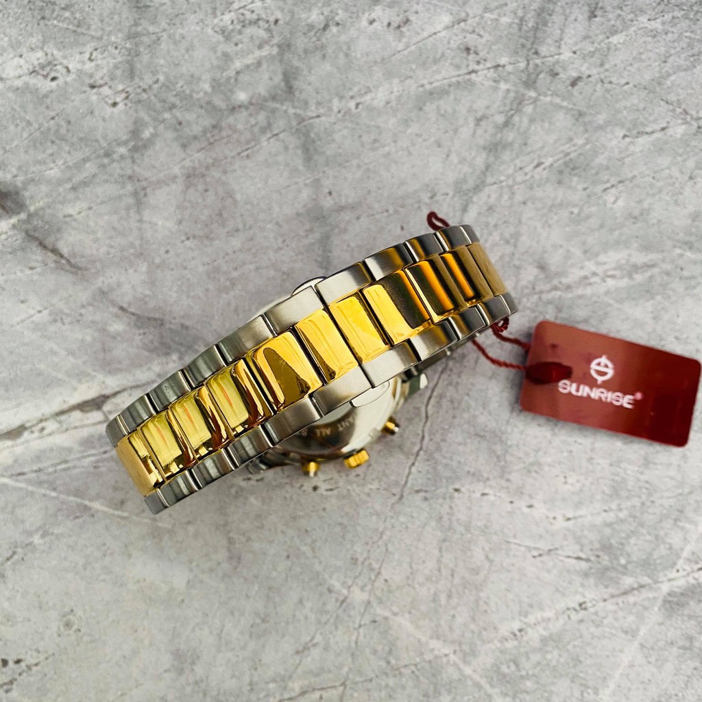 Đồng hồ Sunrise Nam chính hãng Nhật Bản DM756.SWA.SG.T - kính saphire chống trầy - c