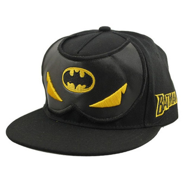 Mũ Lưỡi Trai Thêu Logo Batman Phong Cách Hàn Quốc Cho Bé