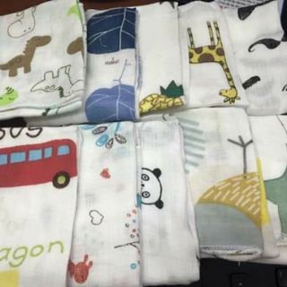 (10 chiếc ) khăn sữa xô aden sợi tre siêu mềm