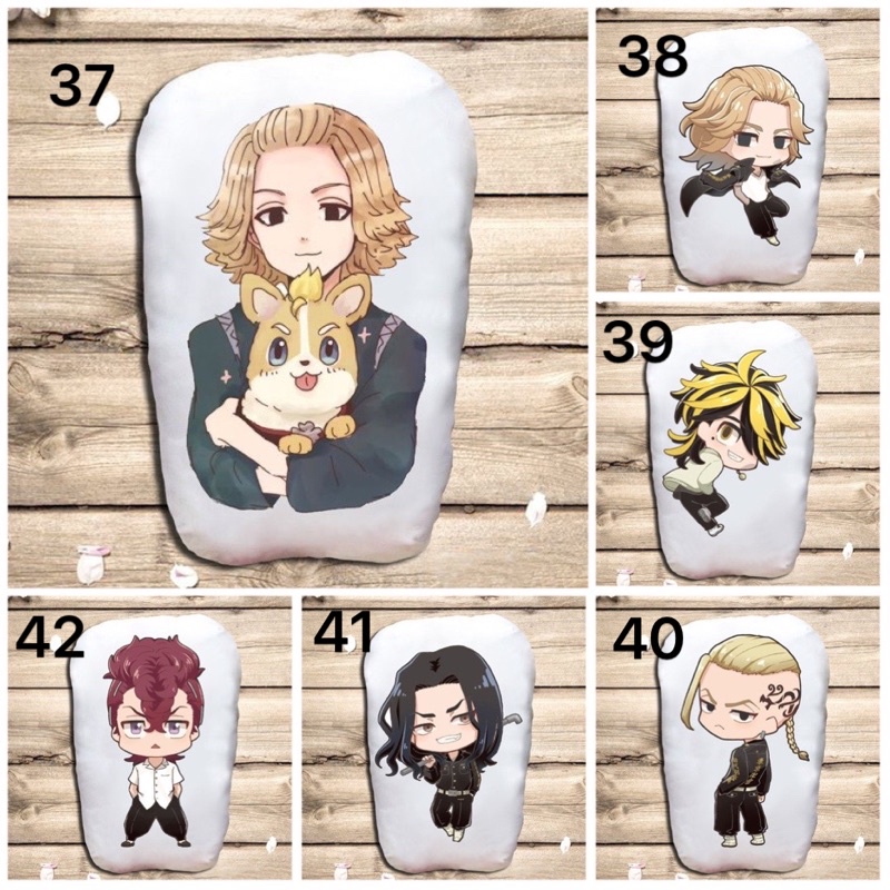 gấu ôm - gối ôm ngủ tokyo revengers 2 mặt ảnh bán sẵn và đặt in hình