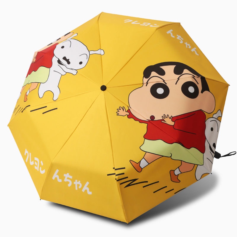 Dù Gấp Tự Động Chống Mưa Nắng In Hình Shin-Chan Hoạt Hình