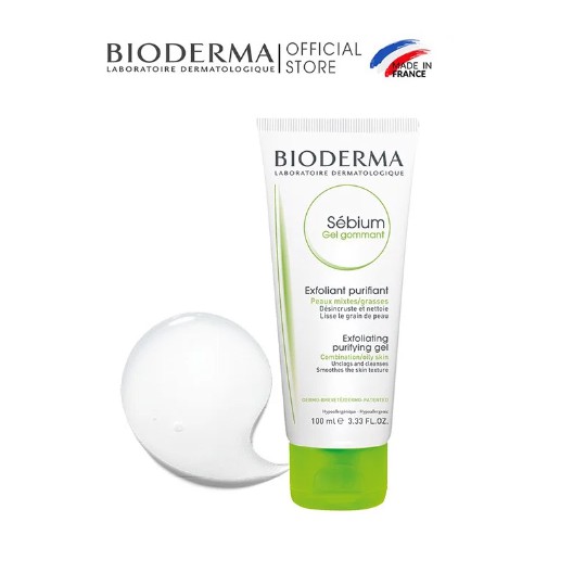 Gel Tẩy Tế Bào Chết Cho Da Dầu Mụn Bioderma Sebium Gel Gommant 100ml