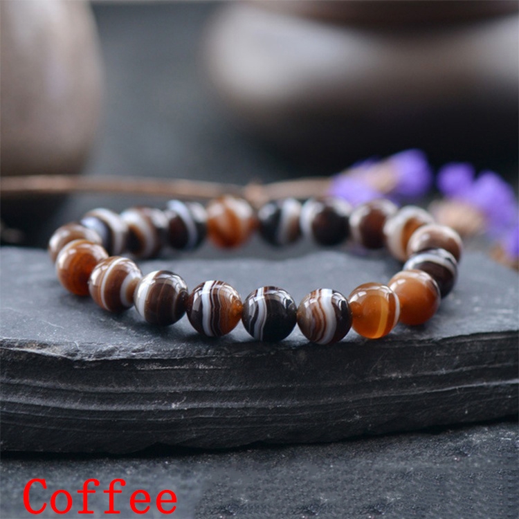 Vòng Tay Chuỗi Hạt Đá Tự Nhiên 6mm / 8mm / 10mm