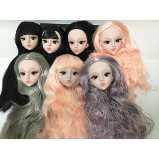 Đầu búp bê mô phỏng BJD DF có gắn lông mi