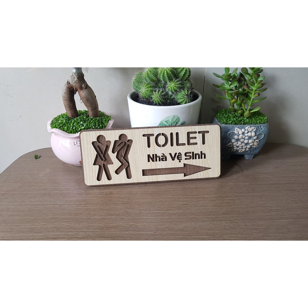 Bảng Trang Trí Phòng Tắm - BẢNG WC SIÊU RẺ