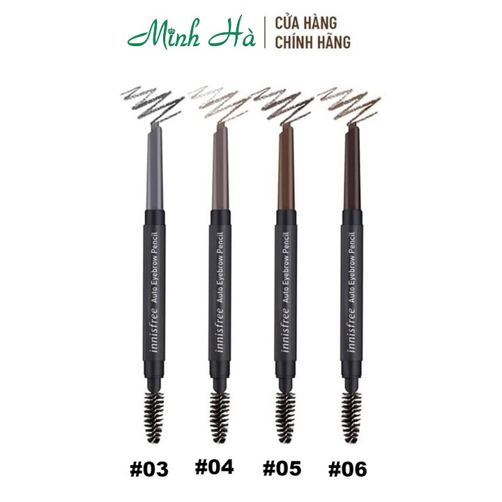 Chì kẻ mày 2 đầu Innisfree Auto Eyebrow Pencil