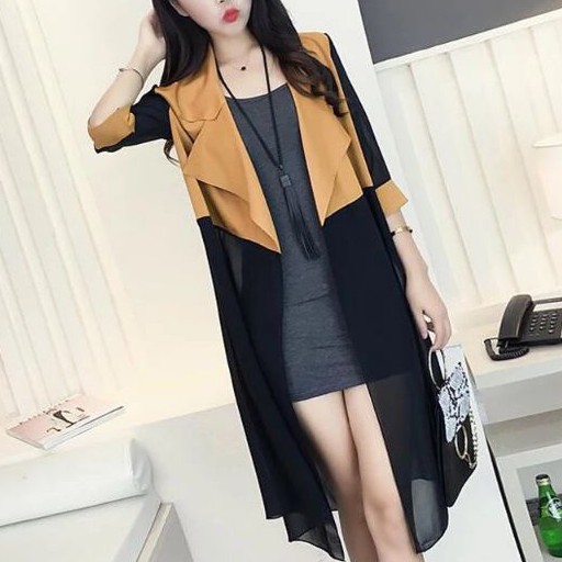 Áo Cardigan Dáng Dài Công Sở, Áo Khoác Voan Nữ Dáng Dài SAVVY SHOP Siêu Xinh