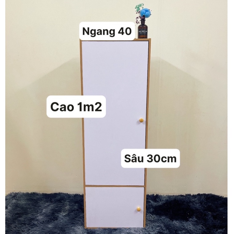 Tủ bếp 4 tầng, kệ gia vị đa năng có cánh cửa chống bụi phong các Bắc Âu