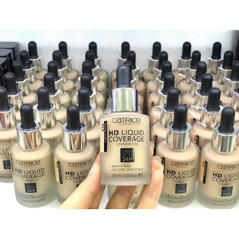 Kem nền Catrice HD liquid coverage foundation 24H