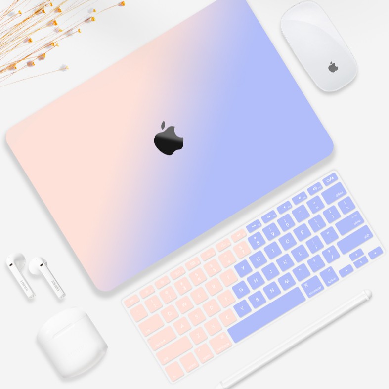 T-  [Combo 3in1] Ốp Macbook 13'' ( 2012-2020) Và Phủ Bàn Phím Cùng Màu - Tặng Nẹp Chống Gẫy Cáp Sạc Macbook | BigBuy360 - bigbuy360.vn