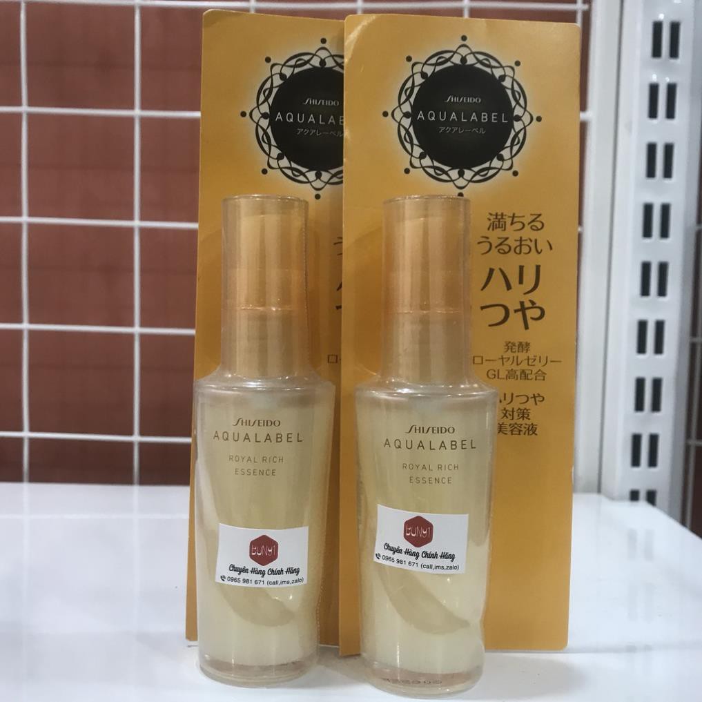 TINH CHẤT CHỐNG LÃO HÓA DA SHISEIDO AQUALABEL ROYAL RICH ESSENCE 30ml